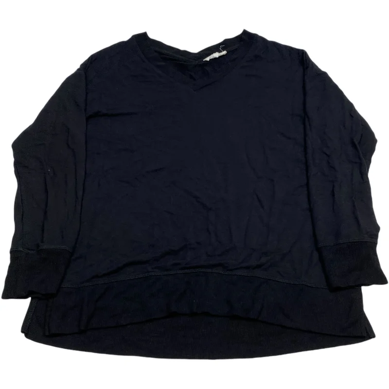 Top Long Sleeve By Workshop In Black, Size: M Unique Men's Patch